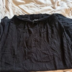 Ardene Black Lace Detail Top